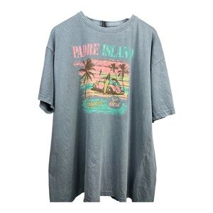 Padre Island Graphic Tee - Blue